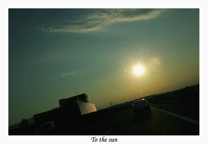 To the sun