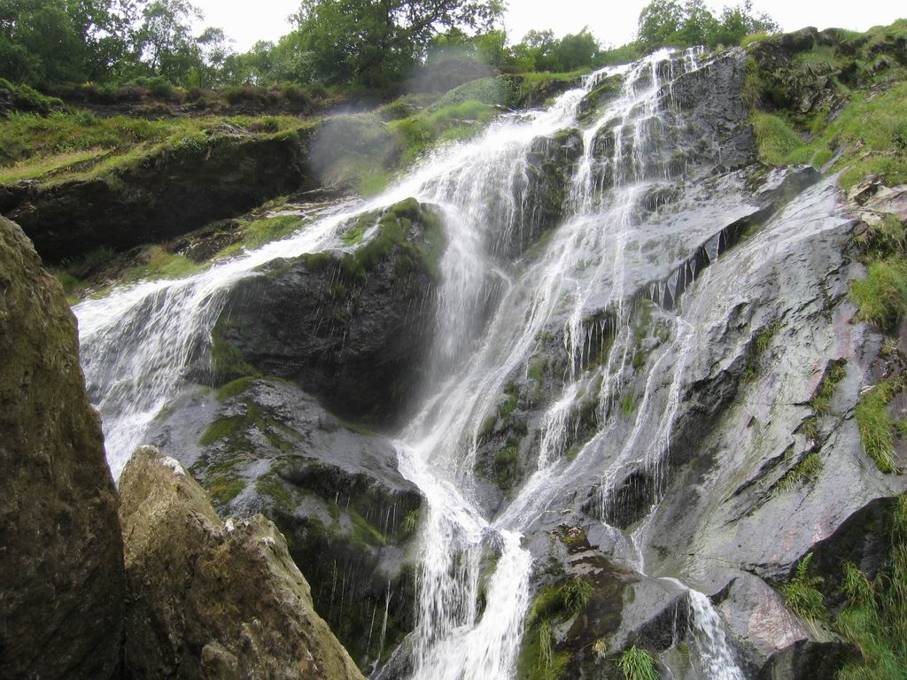 Irish highest waterfall, Wicklow Dublin