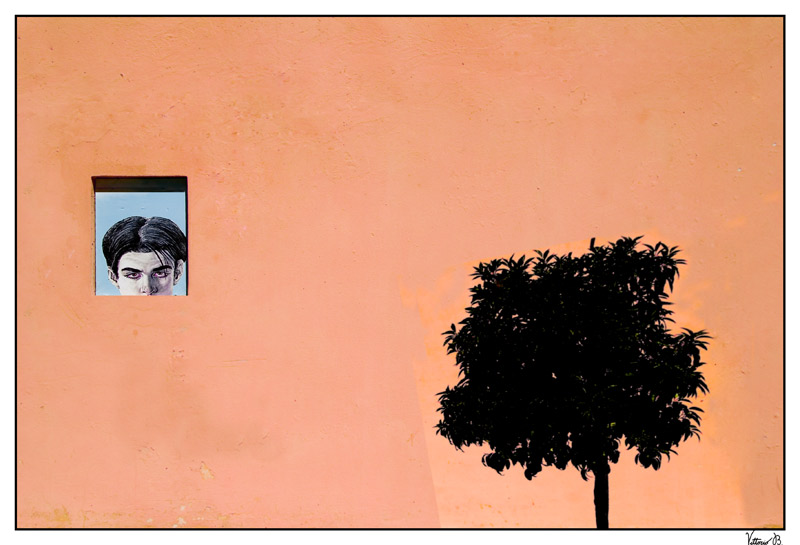 Composizione sul muro