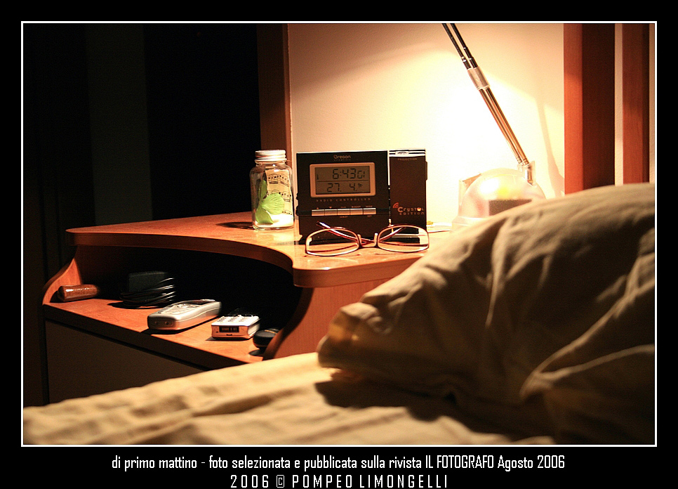 di primo mattino - selezionata da IL FOTOGRAFO Agosto 2006