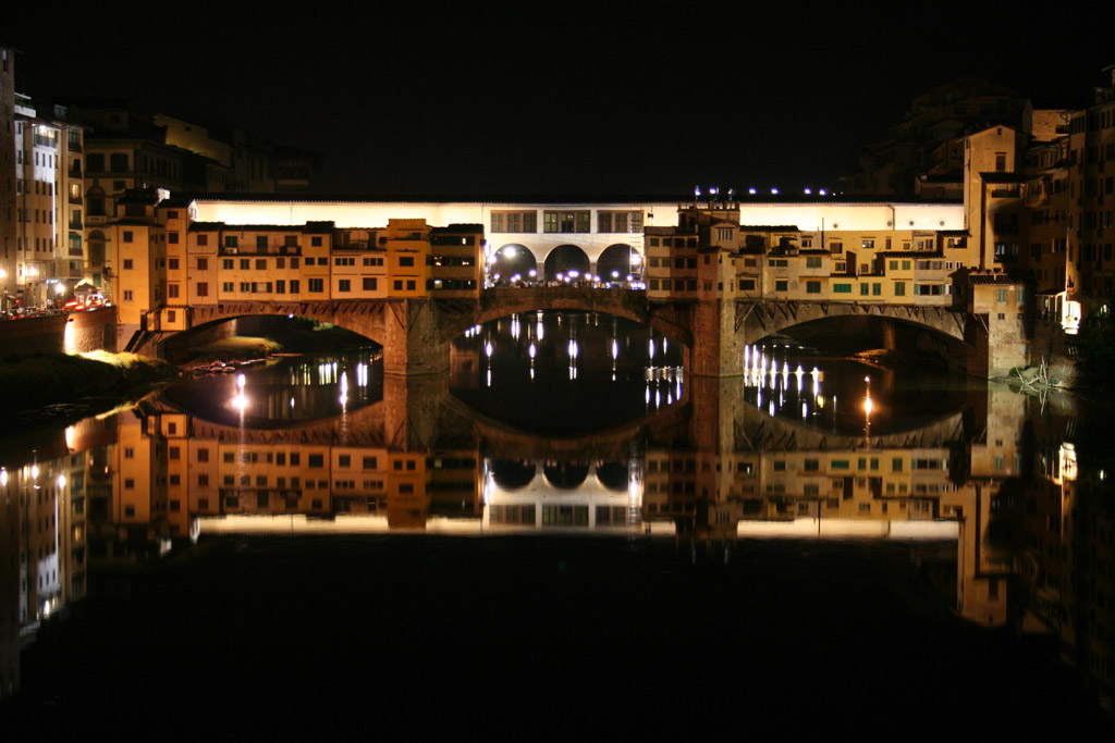 Ponte Vecchio By Night