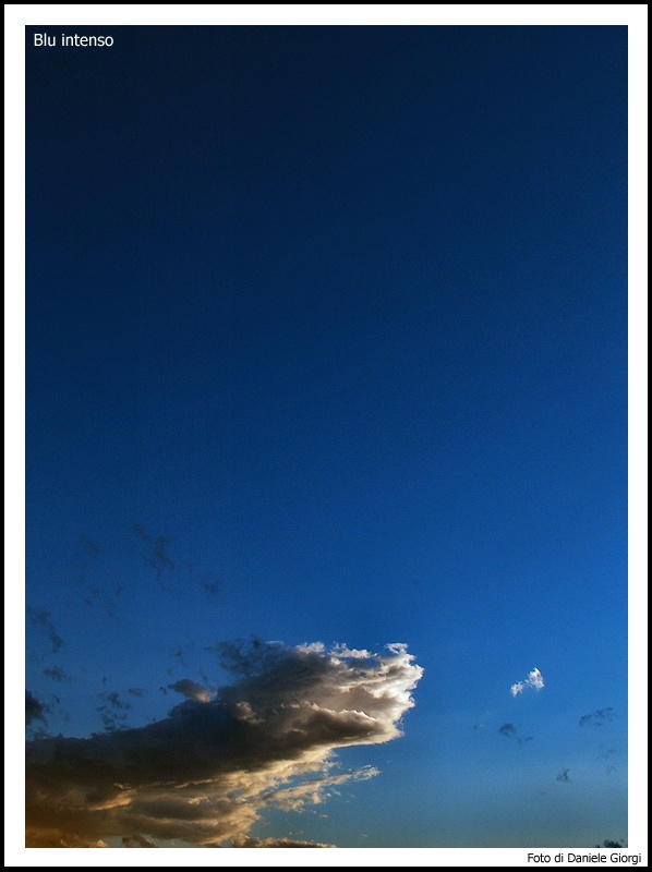 Il cielo infinito...