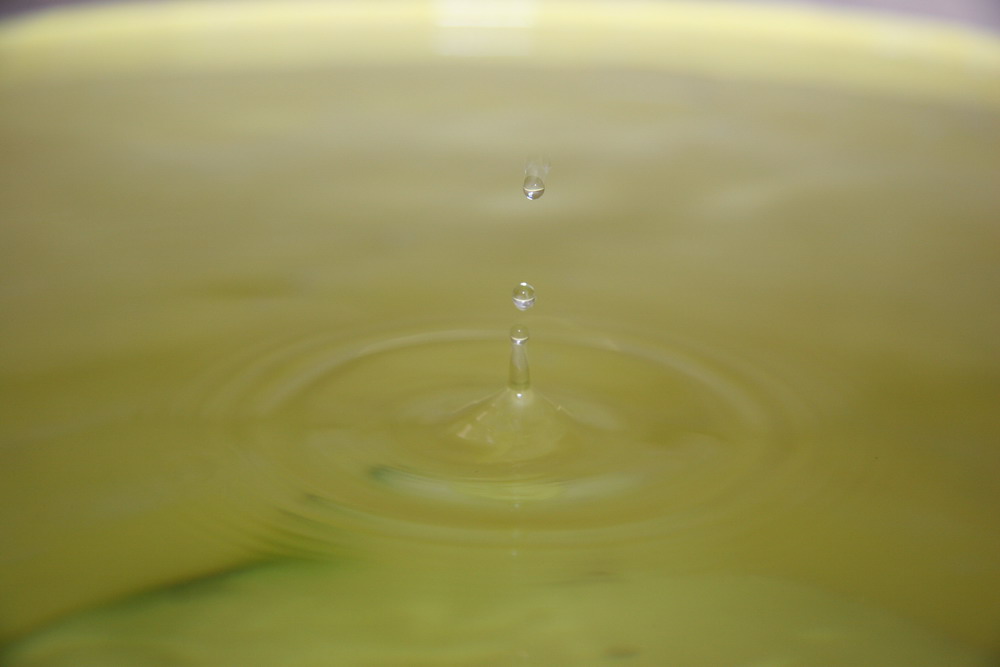 ...gocce nel tinello...