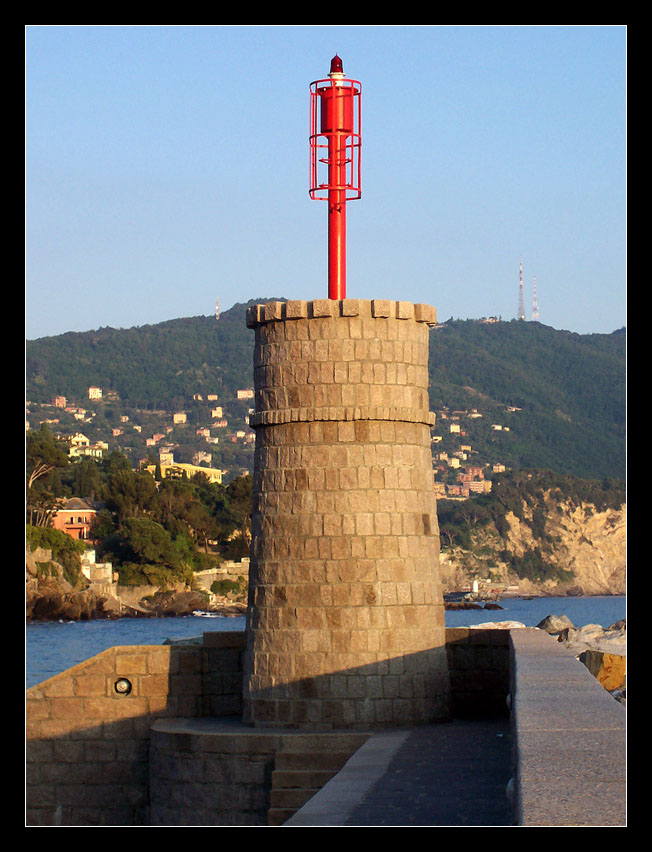 lanterna a luci rosse