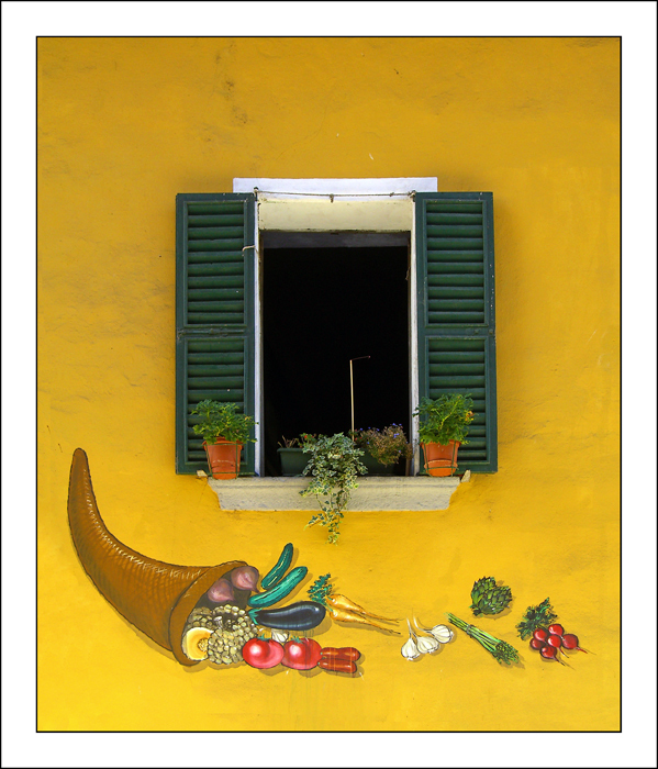 la finestra delle verdure