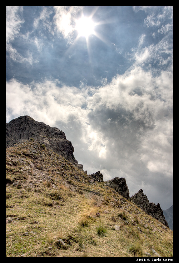 Forcella D'Ezze (Cima - contro luce)