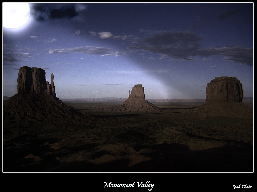 Monument Valley By Night