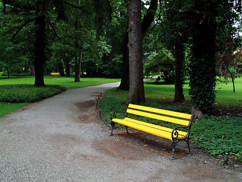 Panchina all'Hofgarten (Innsbruck)