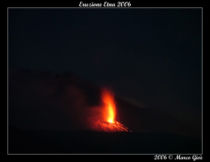 Eruzione Etna 2006 #1