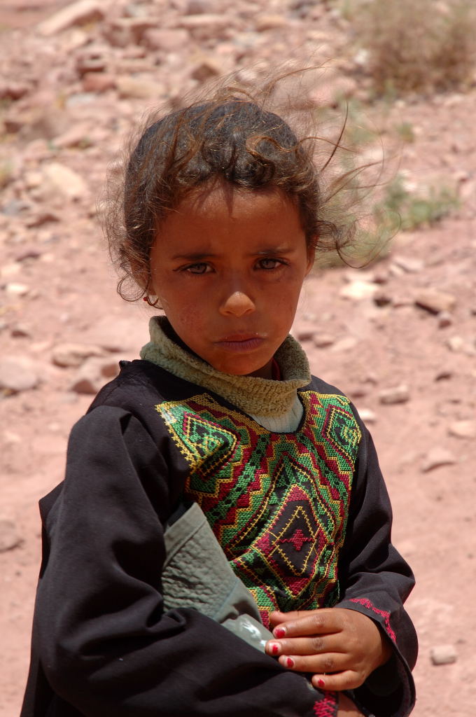 Bambina di Petra, Giordania