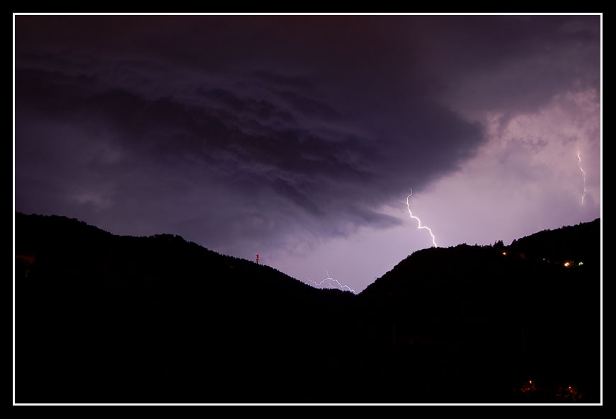 fulmini sul monte bisbino (CO)