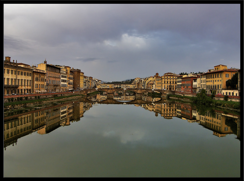 a mirror on the city