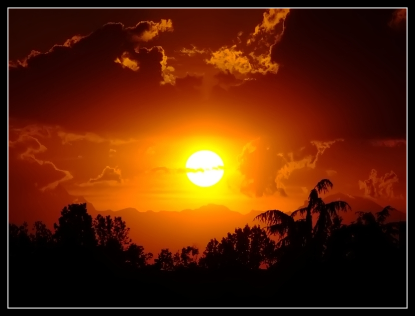 Tramonto Sul Monte Rosa