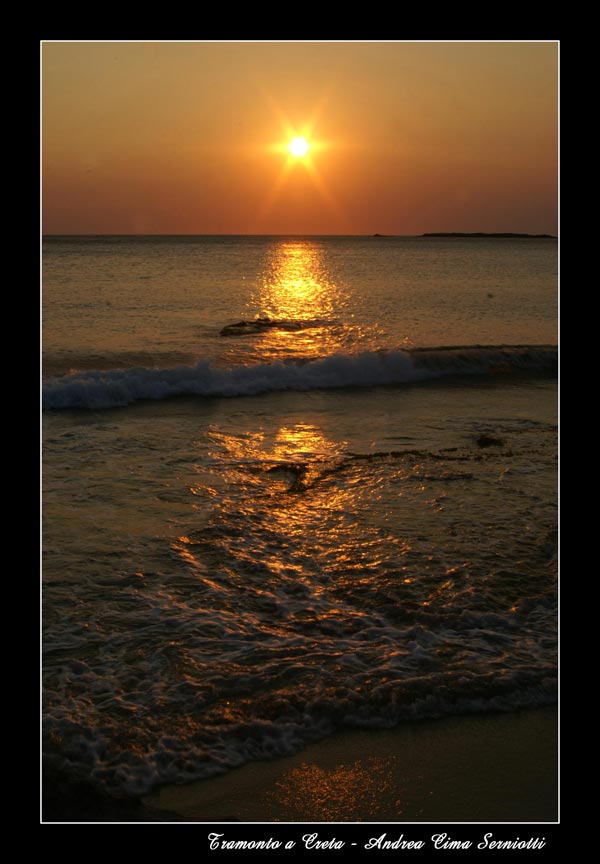 Tramonto a Creta...