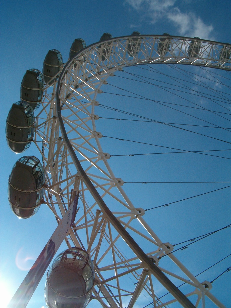 London Eye da vicino messaggio subliminale incluso!!
