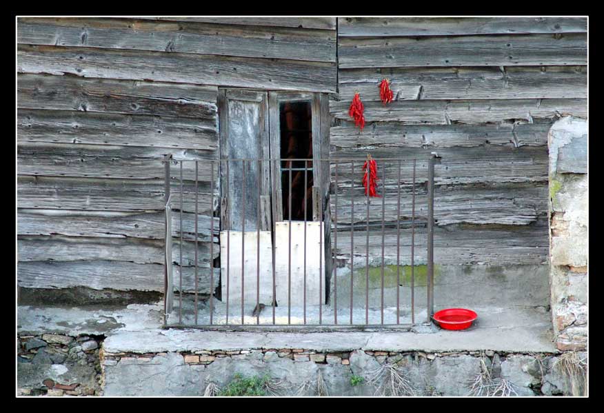 l'ospite sul balcone
