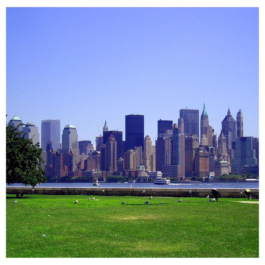 Manhattan from Liberty Island