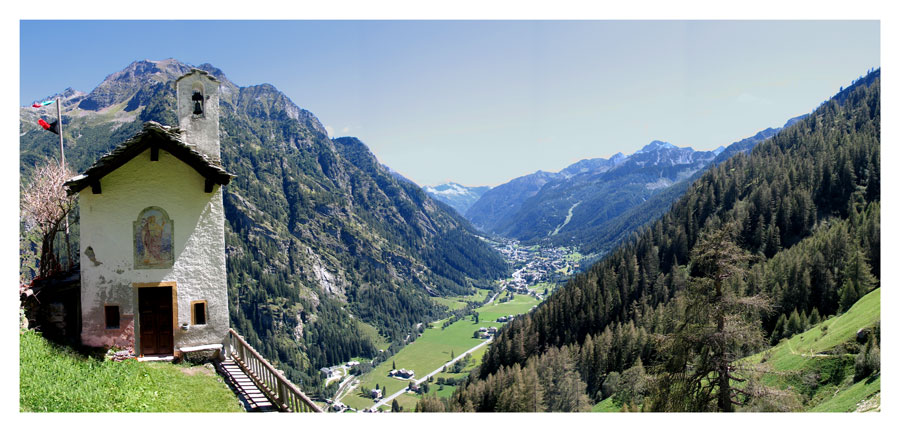 Cartolina Valdostana - Valle di Gressoney