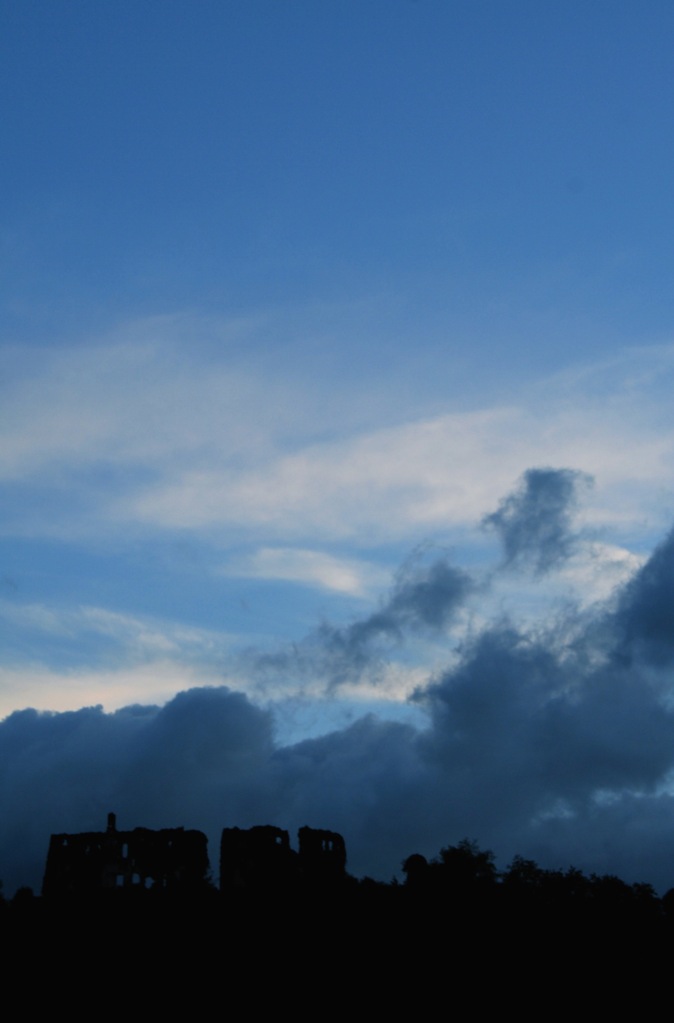 I resti di un castello.