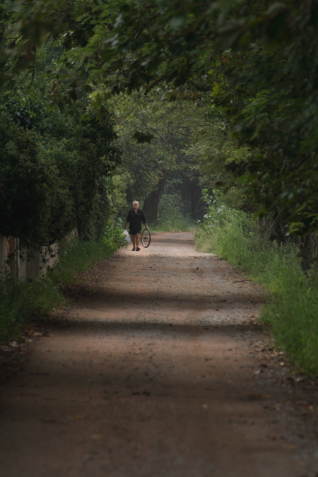 Cosa succede ad incatenare solo la ruota davanti....