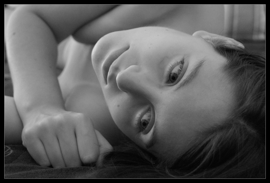 prova di ritratto e di b-n