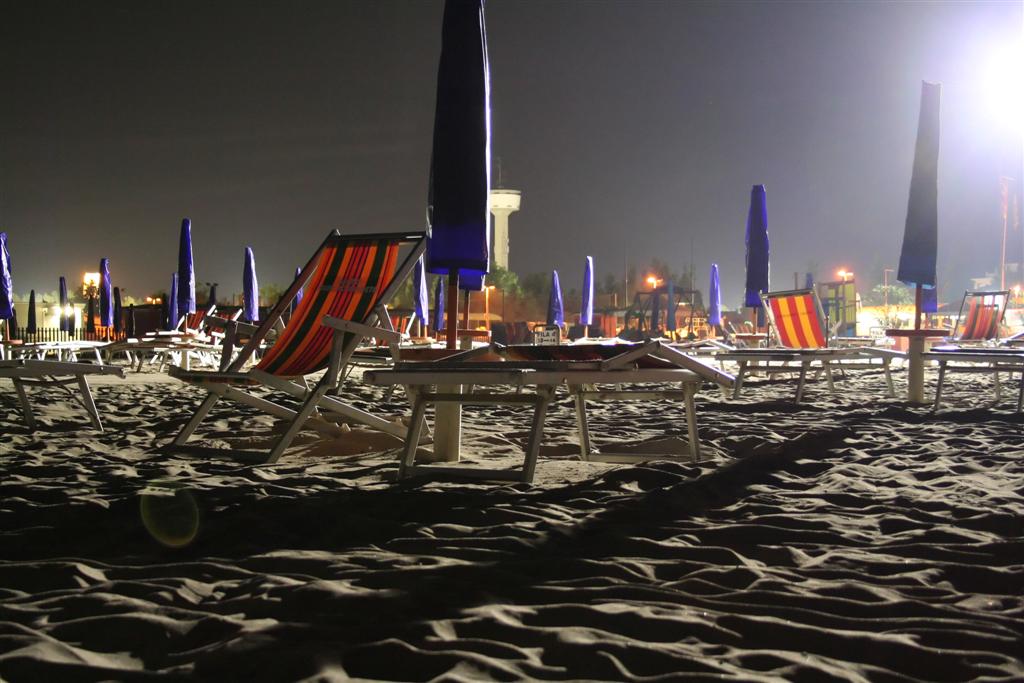 Rosolina Beach by night