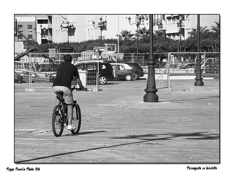 Passeggiata in bicicletta
