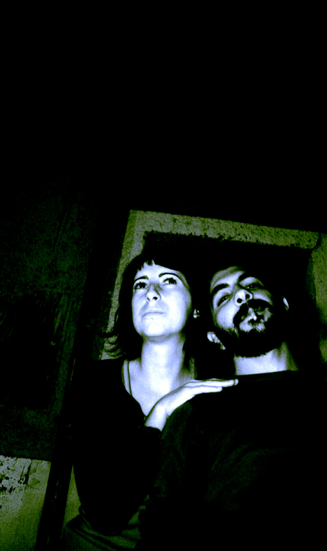 the girl and the smoking man