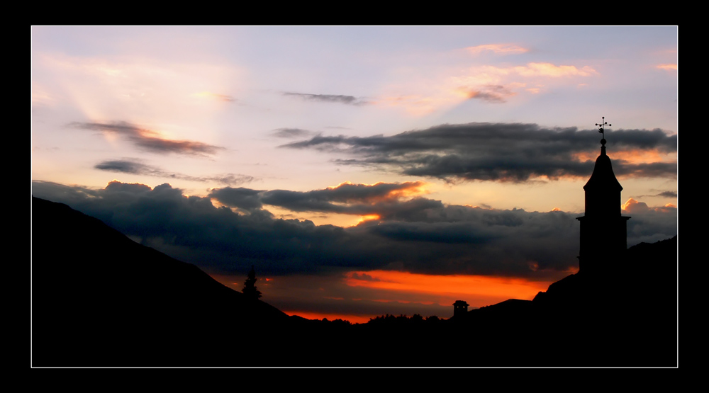 l'alba di stamattina