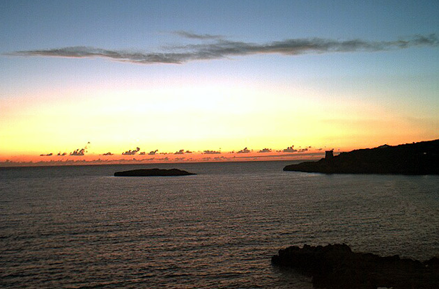tramonto di marina di camerota