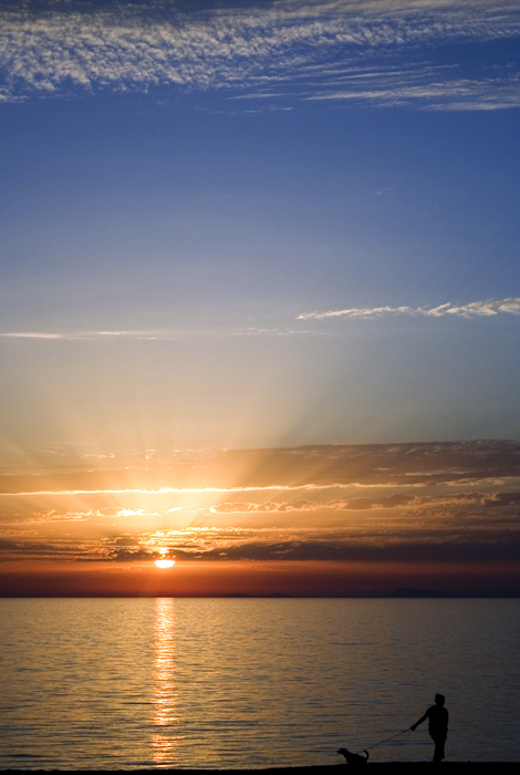 tramonto in "due"....