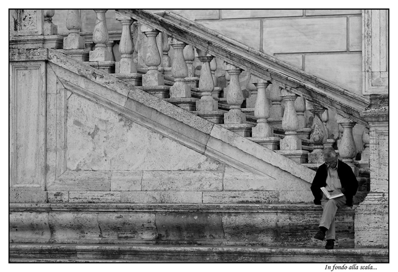 In fondo alla scala...