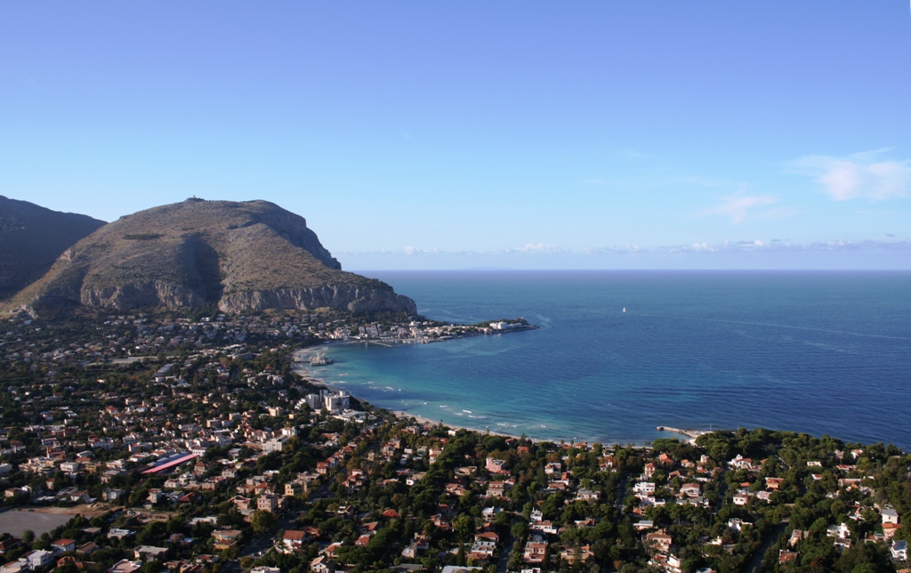Mondello visuale da Montepellegrino