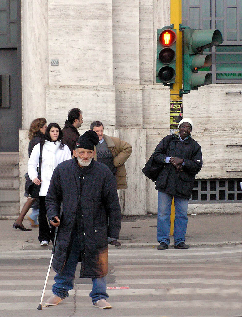 Pedone indisciplinato