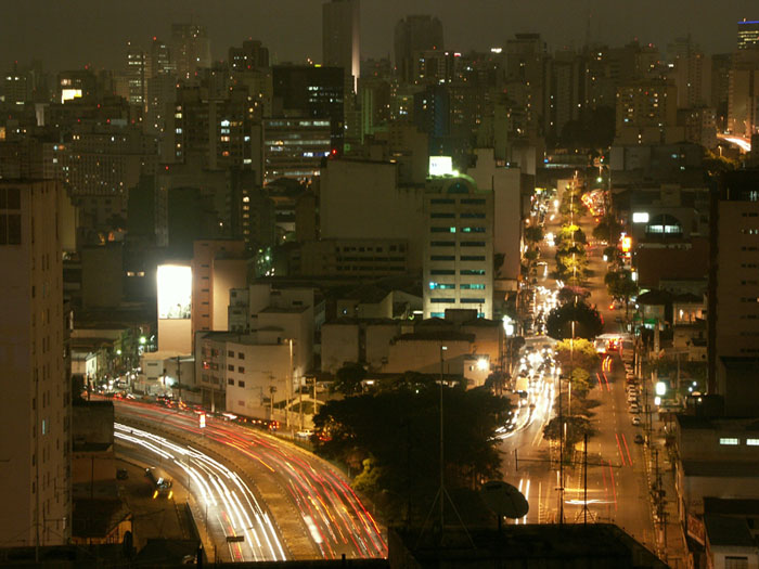 San Paolo di notte dal 23� piano
