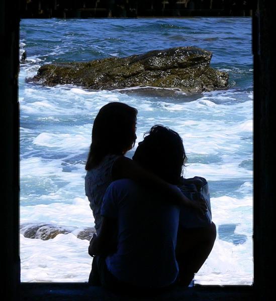 Giovani innamorati alla Chjanalea di Scilla