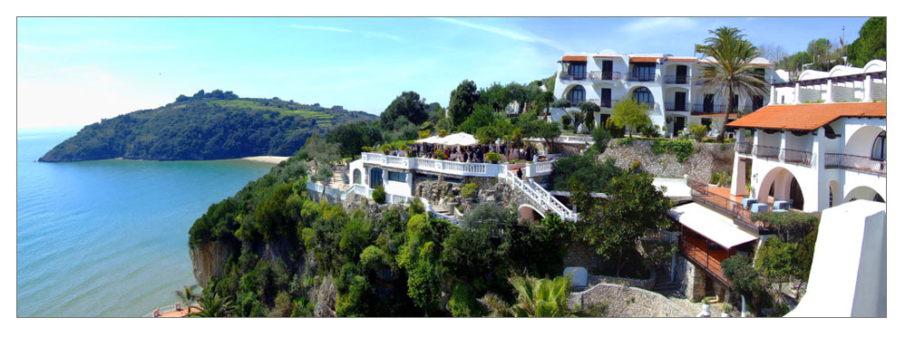 Panorama albergo sul mare