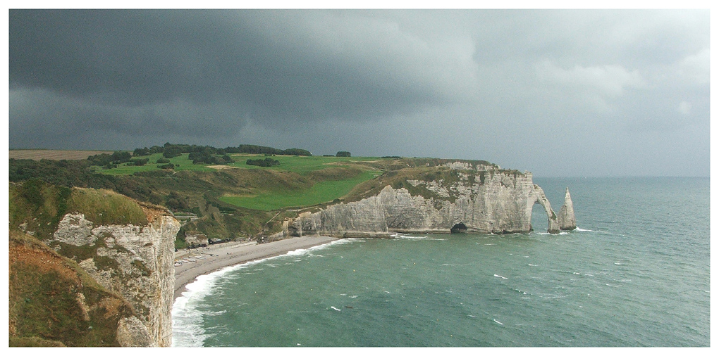 La costa della Normandia