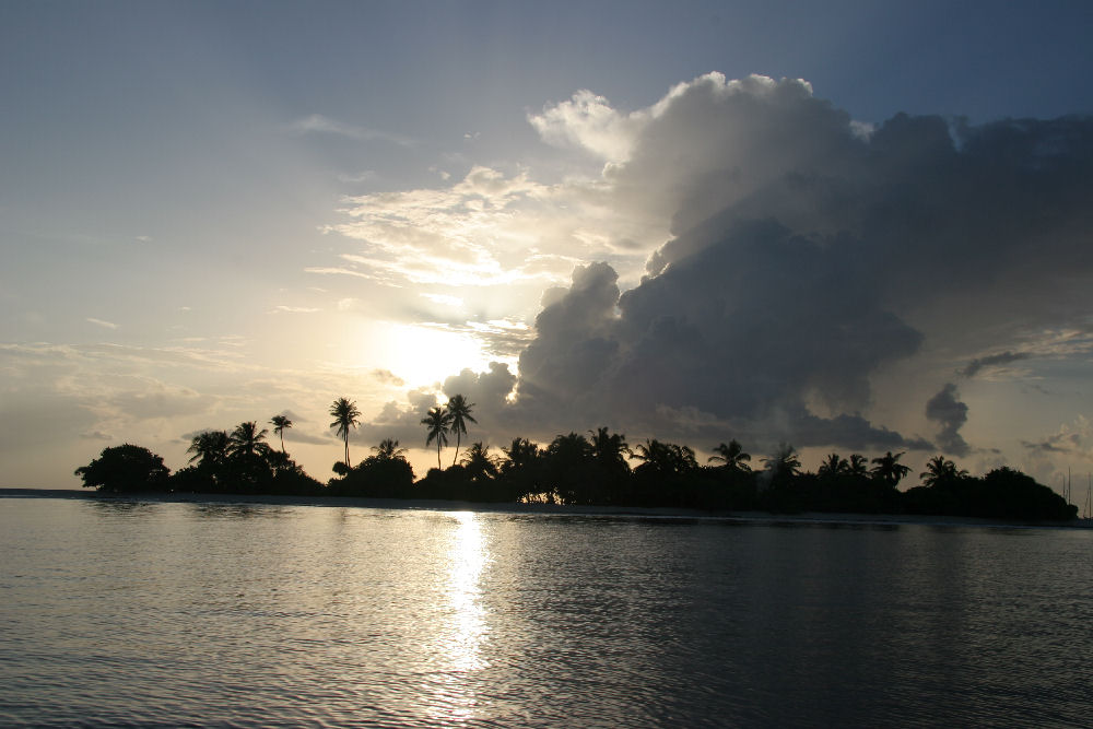 Maldives - Sunset on Atoll