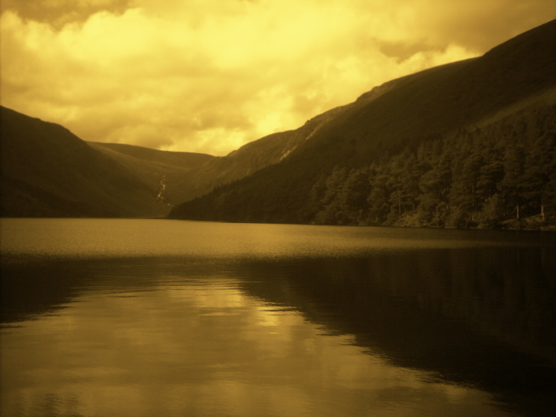 just....a little cabin.....just here....