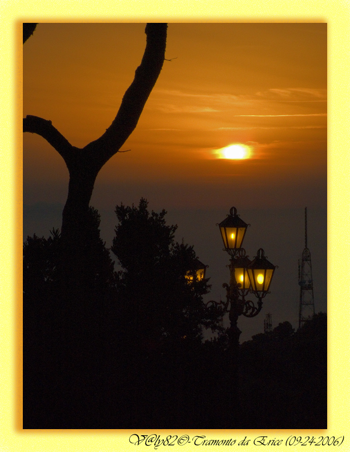 Tramonto da Erice