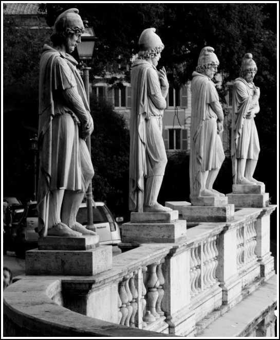 Guardando P.za del Popolo