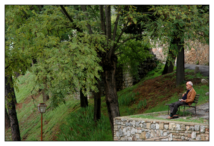 Riflettendo al parco