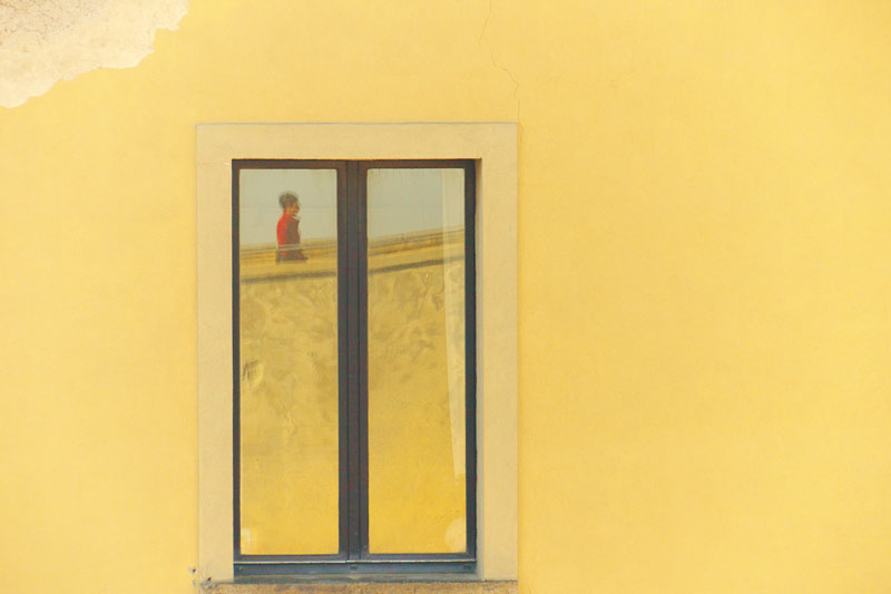 Una donna alla finestra