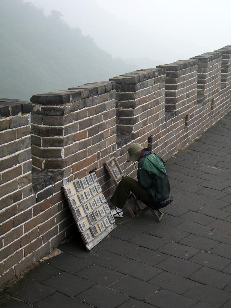 ..creando sulla Grande Muraglia