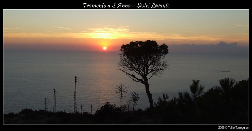 Tramonto a S.Anna - Sestri Levante