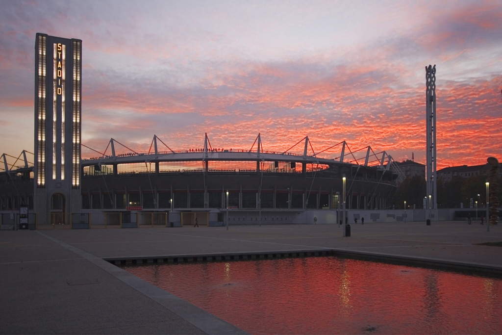 Tramonto a Torino