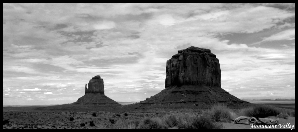 Monument Valley B/W