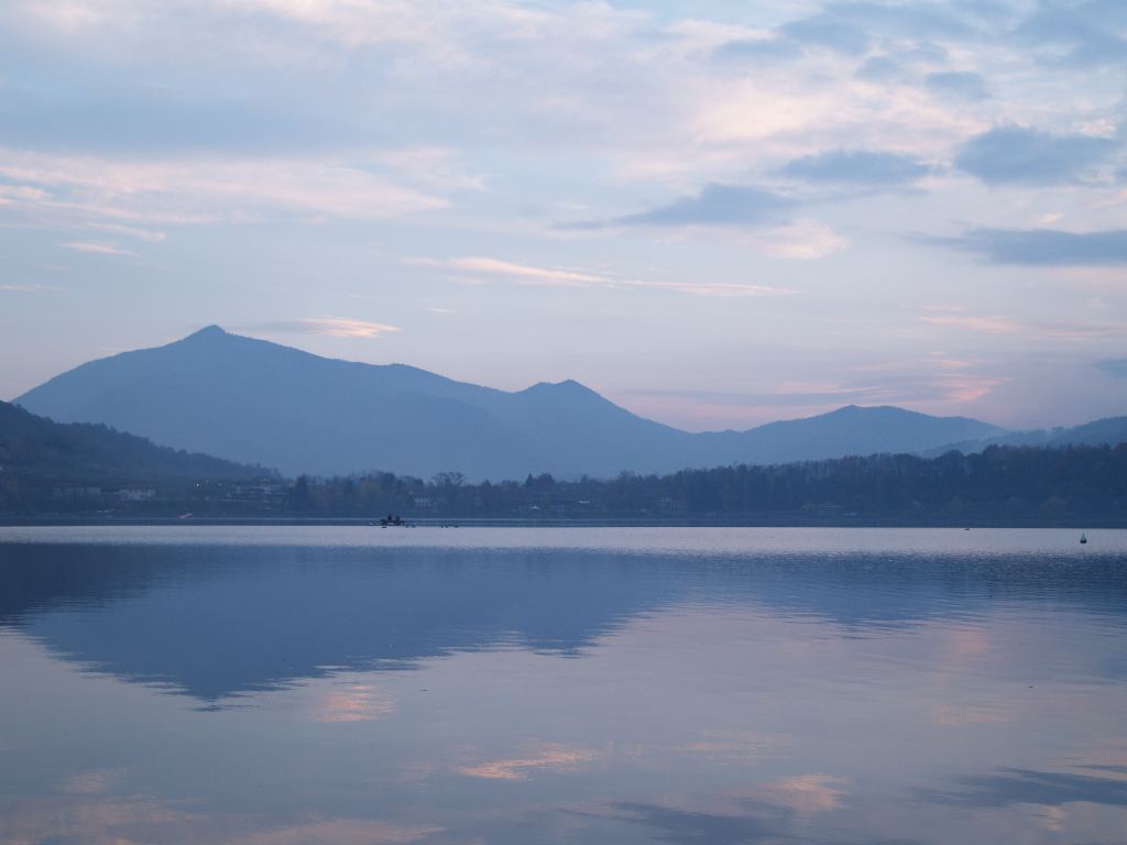 Tramonto sul Lago