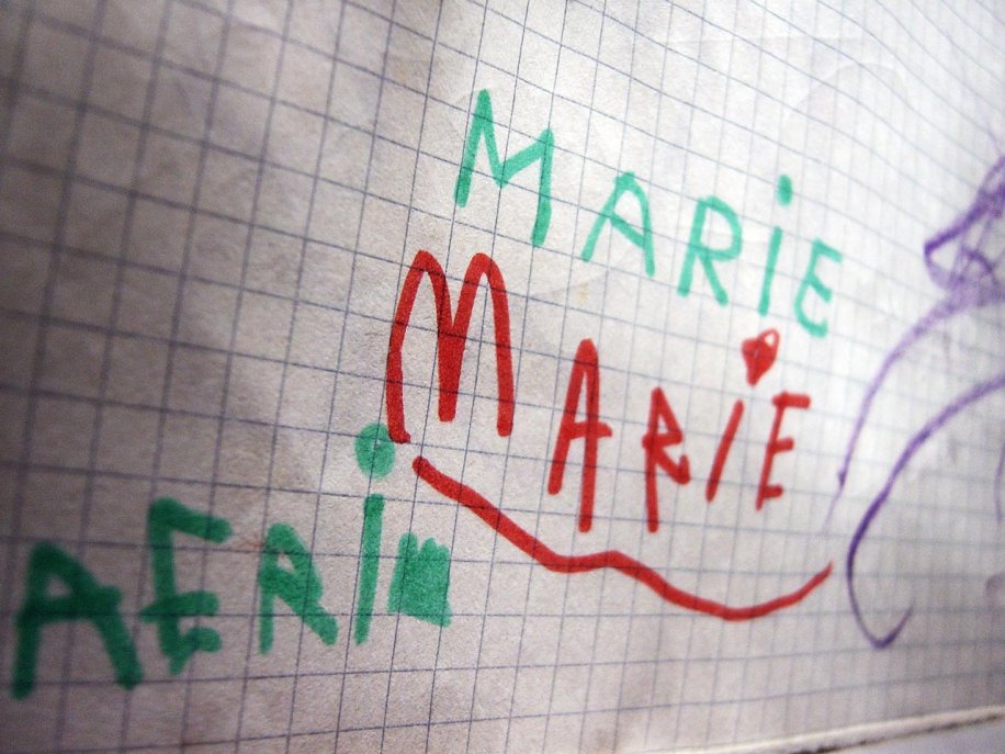 la mia firma da piccola..